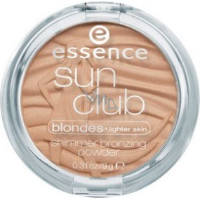 Essence Sun Club Shimmer Bronzing Powder třpytivý bronzový pudr 10 Sunkissed 9 g