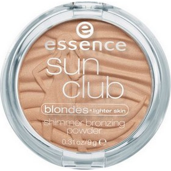 Essence Sun Club Shimmer Bronzing Powder třpytivý bronzový pudr 10 Sunkissed 9 g