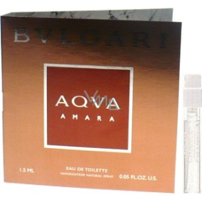 Bvlgari Aqva Amara toaletní voda pro muže 1,5 ml s rozprašovačem, vialka