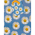 Nekupto Dárková papírová taška 14 x 11 x 6,5 cm Modrá s kopretinami 1116 40 KAS