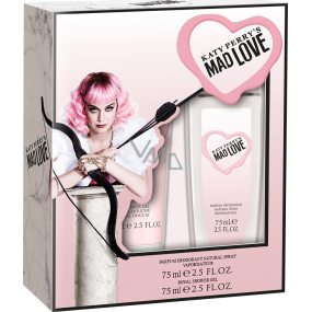 Katy Perry Katy Perrys Mad Love parfémovaný deodorant sklo pro ženy 75 ml + sprchový gel 75 ml, kosmetická sada