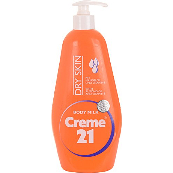 Creme 21 Mandlový olej + Vitamín E tělové mléko pro suchou pleť 600 ml