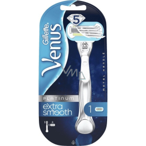 Gillette Venus Extra Smooth Platinum holicí strojek + náhradní hlavice 1 kus pro ženy