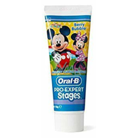 Oral-B Pro Expert Stages Mickey Mouse - Berry Bubble zubní pasta pro děti 6+, 75 ml