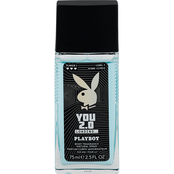 Playboy You 2.0 Loading parfémovaný deodorant sklo pro muže 75 ml