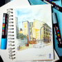 Posca Univerzální akrylátový popisovač 0,9 - 1,3 mm Meruňková PC-3M