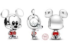 Charm Sterlingové stříbro 925 Disney Mickey Mouse, korálek na náramek