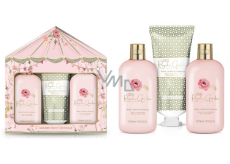 Baylis & Harding Růže, Vlčí mák a Vanilka sprchový gel 300 ml + sprchový krém 300 ml + tělové mléko 200 ml, kosmetická sada pro ženy