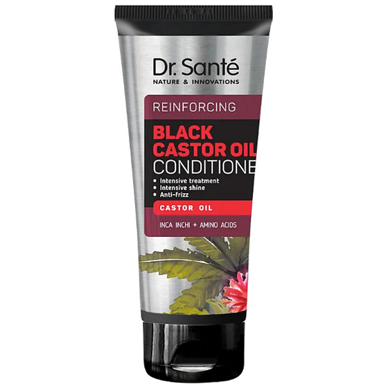 Dr. Santé Black Castor Oil Reinforcing posilující kondicionér pro všechny typy vlasů 200 ml