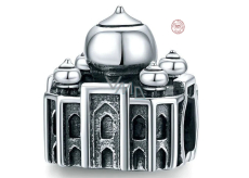 Charm Sterlingové stříbro 925 Taj Mahal India, korálek na náramek cestování