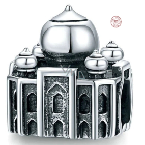 Charm Sterlingové stříbro 925 Indie - Taj Mahal, korálek na náramek cestování