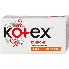 Kotex Normal tampóny, 16 ks