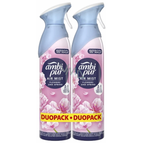 Ambi Pur Flower & Spring osvěžovač vzduchu 2 x 185 ml, duopack