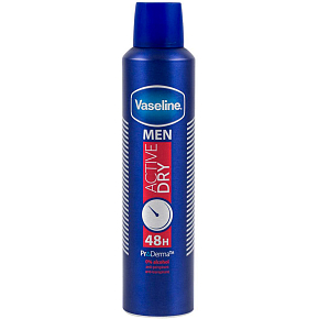 Vaseline Deo sprej Men Active Dry, 250 ml