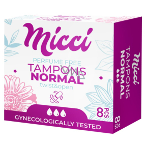 Micci Normal dámské tampony 8 kusů