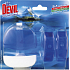 Dr. Devil 3v1 Polar Aqua tekutý WC blok, košíček + náplň 3× 55 ml