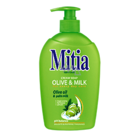 Mitia Olive & Milk tekuté mýdlo dávkovač 500 ml