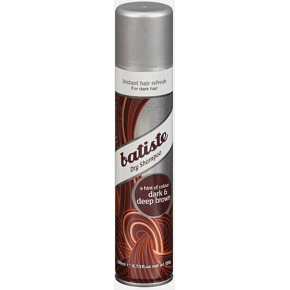 Batiste Dark & Deep Brown suchý šampon na vlasy pro tmavé vlasy 200 ml Batiste Dark & Deep Brown suchý šampon na vlasy pro tmavé vlasy 200 ml