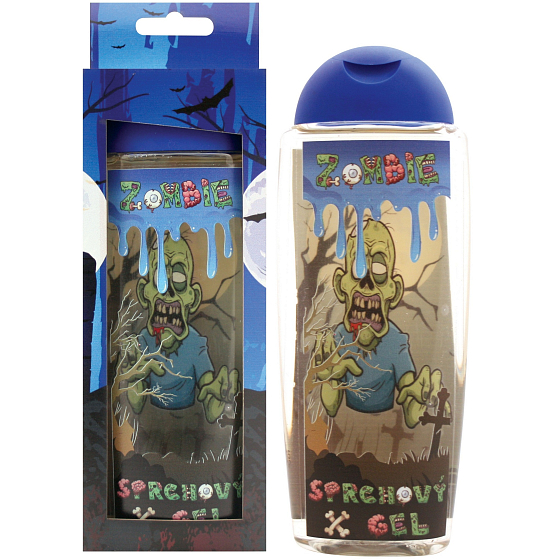 Bohemia Gifts Zombie modré víčko sprchový gel pro děti 300 ml