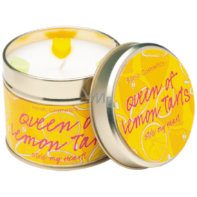 Bomb Cosmetics Citronová královna Vonná přírodní, ručně vyrobena svíčka v plechové dóze hoří až 35 hodin
