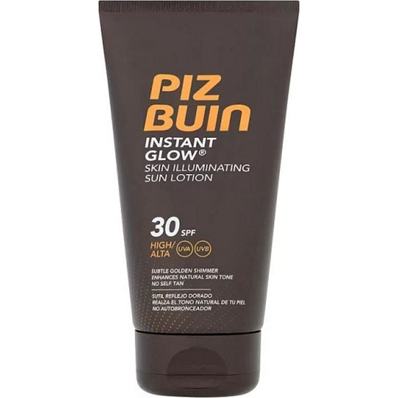 Piz Buin Instant Glow SPF30 rozjasňující mléko na opalování s okamžitým zářivým efektem 150 ml