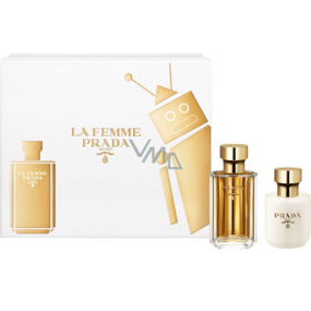 Prada La Femme parfémovaná voda pro ženy 50 ml + tělové mléko 100 ml, dárková sada
