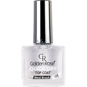 Golden Rose Quick Dry Top Coat rychleschnoucí krycí lak na nehty 10 ml