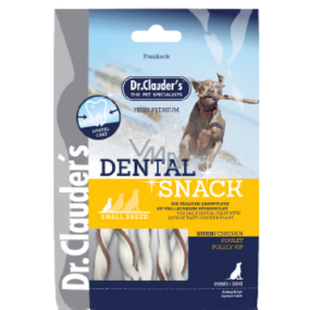 Dr. Clauders Dental - zubní svačinka Kuře pro psy malé plemeno 80 g