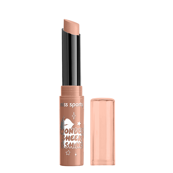 Miss Sporty Wonder Sheer & Shine Lipstick rtěnka 100 Nearly Nude 1 g