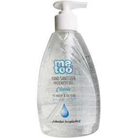 Me Too Classic hygienický gel na ruce 66% alkoholu 500 ml dávkovač