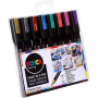 Posca Univerzální sada akrylátových popisovačů 1,8 - 2,5 mm Mix metalických barev 8 kusů PC-5M