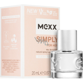 Mexx Simply for Her toaletní voda pro ženy 20 ml