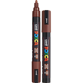 Posca Univerzální akrylátový popisovač 1,8 - 2,5 mm Kakaová PC-5M