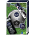 Nivea Men Game On Active Clean sprchový gel 250 ml + Creme krém 75 ml + Invisible Black & White antiperspirant deodorant sprej 150 ml, kosmetická sada pro muže