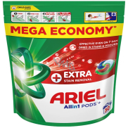 Ariel All in 1 Pods+ Extra Clean gelové kapsle na praní univerzální 50 kusů