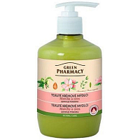 Green Pharmacy Mandle a Oves tekuté mýdlo s dávkovačem 460 ml