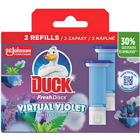 Duck WC blok Fresh Discs Virtual Violet, 2x 36 ml