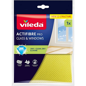 Vileda Mikro Actifibre hadr na okna 32 x 34,5 cm, 1 kus