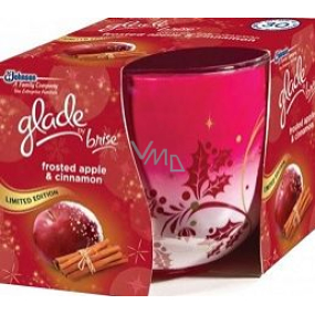 Glade by Brise Jablko & Skořice vonná svíčka ve skle, doba hoření až 30 hodin 120 g