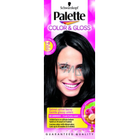 Schwarzkopf Palette Color & Gloss barva na vlasy 1 - 0 Černá pralinka