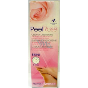 Peel Rose jemný depilační krém na bikiny 75 ml