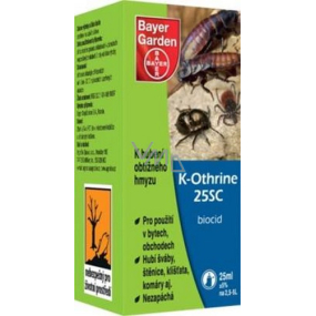 Bayer Garden K-Othrine 25SC přípravek proti obtížnému a škodlivému hmyzu 25 ml