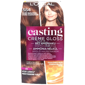 Loreal Paris Casting Creme Gloss barva na vlasy 554 chilli čokoláda