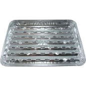 Alufix Fix-Grill Grilovací misky hranaté 34 × 23 × 2,5 cm, 3 kusy