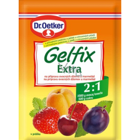 Dr. Oetker Gelfix Extra směs na přípravu ovocných džemů a marmelád 2:1 25 g