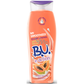 B.U. In Action Yogurt + Papaya sprchový gel pro ženy 250 ml