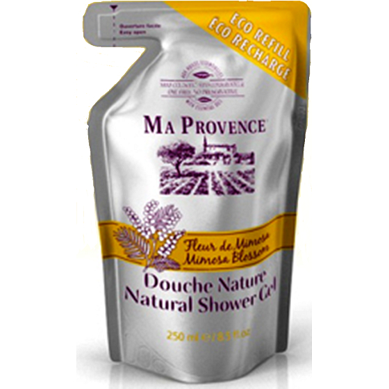 Ma Provence Bio Květ mimózy sprchový gel náhradní náplň 250 ml