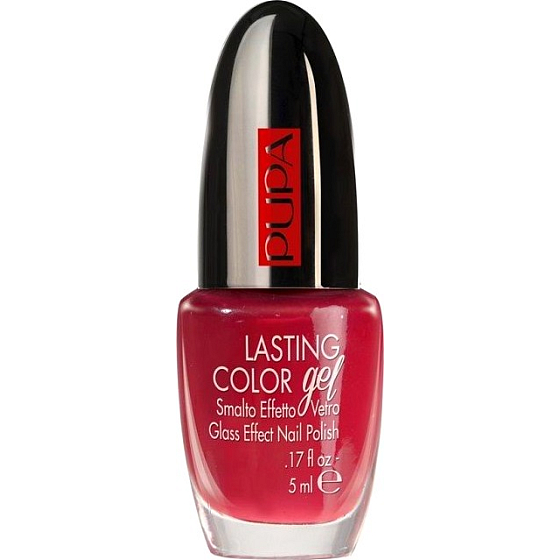 Pupa Lasting Color gelový lak na nehty 100 Tropical Red 5 ml