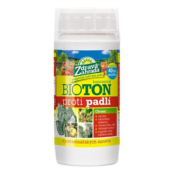 Zdravá zahrada Bioton fungicid biologický přípravek proti padlí 200 ml