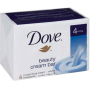 Dove Beauty Cream Bar krémové toaletní mýdlo 4 x 100 g